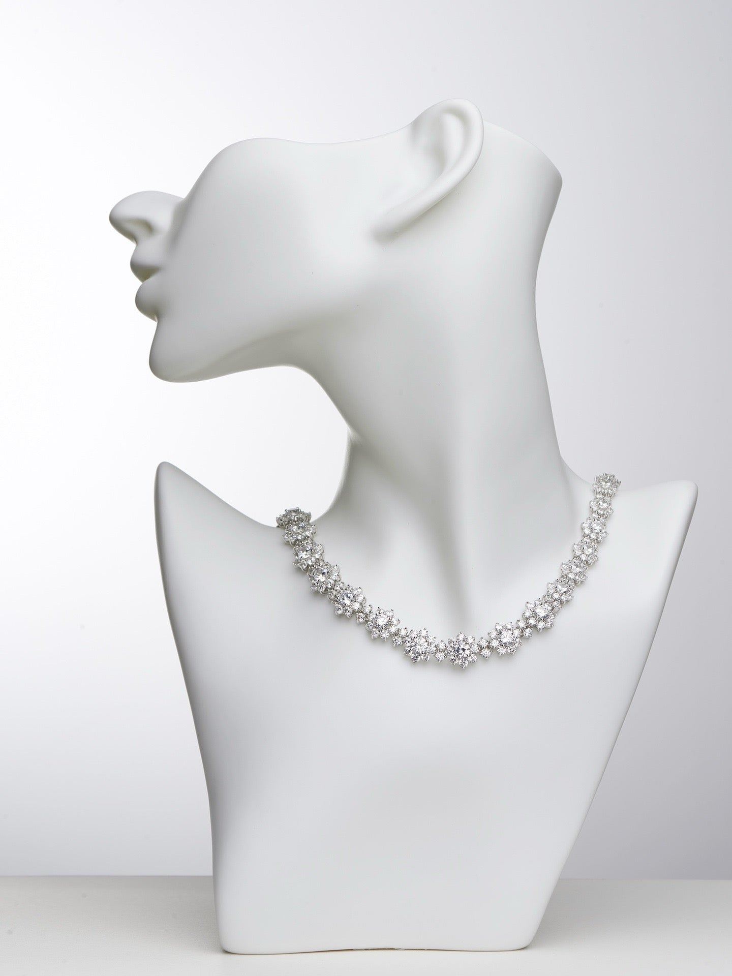 Sunflower Radiance: Natural Zircon Encrusted Gold-Plated Silver Necklace